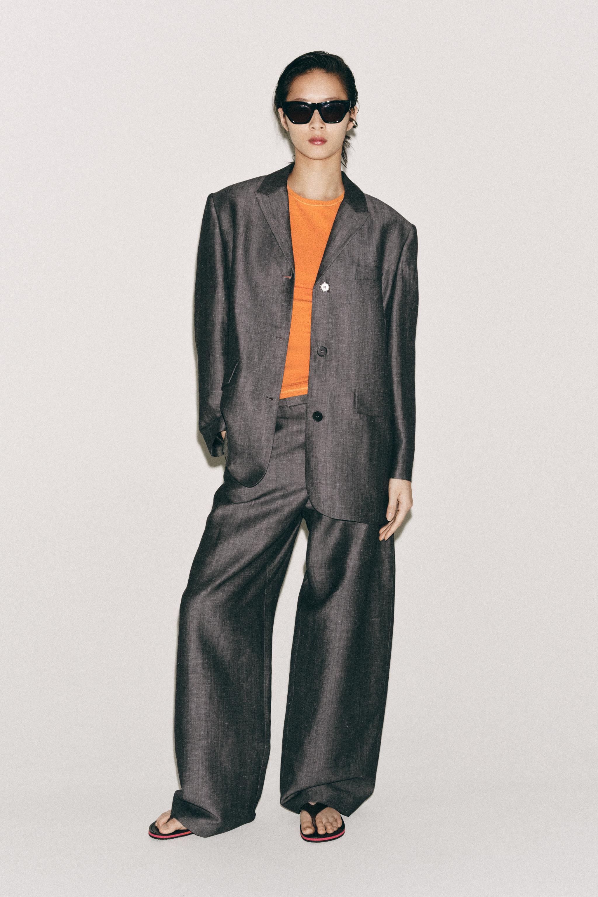 VESTE DROITE AVEC LIN ZW COLLECTION